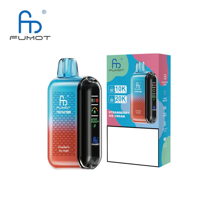Fumot Tornado 20000 Dual Mesh Puffs Einweg-Vape 20ML - Image 2